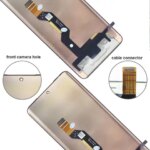 6.7'' P-OLED for Motorola Moto Edge 50 Pro XT2403-2 XT2403-3 LCD Edge50 Pro Display Touch Screen Digitizer Assembly with Frame (New)