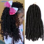 Soft Locs Crochet Hair Synthetic Dreadlocks Short Knotless Faux Locs Hook Braiding Hair Extensions Afro Hairstyles For Women Kid (New)