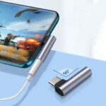 Type-C To 35mm Headphone Adapter Usb C Right Angle Earphone Adapter Portable HIFI Wired Headset Type C Converter (New)