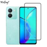 2 in 1 Full Cover Tempered Glass Vivo Y36 Screen Protector Vivo Y36 Y 36 V2247 Camera Lens Vivo Y36 Glass 664 inch (New)