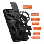 Case ZTE Nubia V80 Pro Design Silicone tape bracket window push-up soft shell ZTE Blade V80 Pro Design Vita Shell (New)