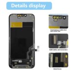 Genuine OLED Display Screen Replacement Iphone 13 Touch Screen Digitizer Assembly Complete Frame + Waterproof Adhesive Glass (New)