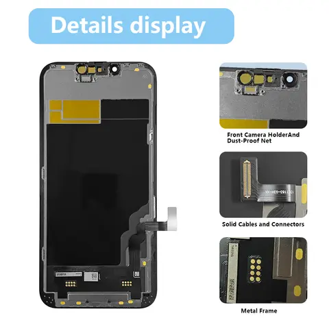 S81396d2d48654899997c7e7d825768f1p_480x480q75 Authentic OLED Display iPhone 13 LCD Incell iPhone 13 A2482 A2631 A2634 A2635 A2633 Screen 3D Touch Digitalizer Assembly (New) - Image 1