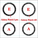 Samsung Galaxy Watch 5 pro 45mm Watch 5 4 40mm 44mm Watch4 Classic 42mm 46mm Bezel Ring Case Cover Stainless Steel Bezel (New)