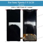 Replacement 61 Original OLED Sony Xperia 5 V LCD Display Touch Screen Digitizer Assembly Sony X5 v XQ-DE54 LCD Parts (New)