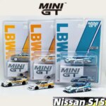 1:64 Nissan LB Wide Body S15 SILVIA #99 Super Silhouette Alloy miniature simulation car model collectible display item in stock (New)