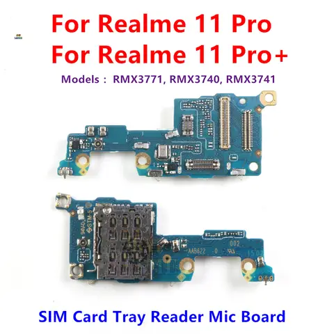 S821fa499ded74acbb353c0ae13d6d1a2v_480x480q75 For Realme 11 Pro Plus Pro+ SIM Card Tray Reader Mic Board Charging Replacement (New) - Image 1