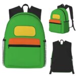 Ash Ketchum Student Backpack School Bag Hiking Travel Daypack for Boys Girls Fashion Bookbag Shoulder Bags (New)