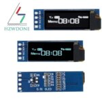 I2C OLED Display Module 0.91 Inch I2C SSD1306 OLED Display Module White / BLUE I2C OLED Screen Driver DC 3.3V~5V Arduino Bangladesh (New)
