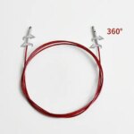 Rotating connecting wire Interchangeable Knitting Needle Cable Knitting Accessories Circular Removable Needle Cord Knitting Tool (New)