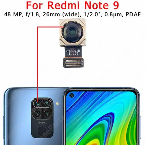 S8253bd8b0c0444b5974157cfd1eed319p_480x480q75 Rear Back Camera Xiaomi Redmi Note 9 9S Note9 Note9S Camera Module Backside View Replacement Spare Parts Replacement (New) - Image 1