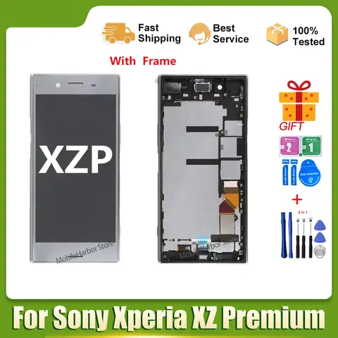S82661dcc6b7743d9aff94cb65cfede44S_480x480q75 55 OEM SONY XPERIA XZ Premium LCD Display With Touch Panel G8142 G8141 LCD Screen Digitizer Assembly Replacement (New) - Image 1