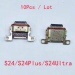 10pcs For SamSung Galaxy S24 S23 S22 S21 S20 Plus Ultra A22 A12 A11 A51 A71 A52 A72 A73 A03S USB Charging Port Charger Connector (New)