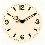 Nologo Classic Watch Dial 29mm Black/Beige Face Hands Arabic Numerals for NH35 NH36 ETA 2824 MIYOTA 8215 Watch Parts Luminous (New)