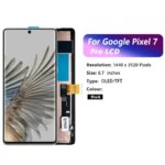 6.7'' Screen AMOLED For Google Pixel 7 Pro Lcd Display Digital Touch Screen Replacement For Google Pixel7 Pro GP4BC GE2AE Screen (New)
