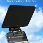 Foldable Phone Sun Visor Anti-Glare UV Protection Clip Bracket Portable Shade Cover for Outdoor Live Navigating Cycling (New)