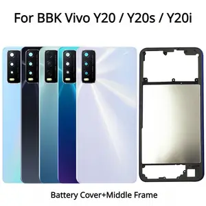 S8333b90b47154445b3c3c4fbc7d70bfai_300x300q75 Back Cover BBK Vivo Y20 Y20s Y20i Battery Cover Middle Frame Rear Door Housing Case with Camera Lens Side Keys New Bangladesh (New) - Image 1