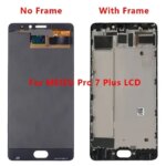 Original AMOLED 57 MEIZU Pro 7 Plus LCD Touch Screen Digitizer Assembly Replacement Meizu Pro7 Plus LCD With Frame (New)