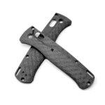 1pair Full 3K Carbon Fiber Material Handle Scales for BM Bugout 535 Folding Knife Patch Material DIY Modification Accessories (New)