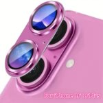 Metal Camera Glass iPhone 17 17Air Metal Camera Alloy Ring Protector Back Cover iPhone 16Plus 16 Camera Lens Accessories Bangladesh (New)
