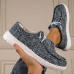 Dude Shoes Men Canvas Shoes Summer Casual Loafers Mens Moccasins Breathable Comfortable Plus Big Size 48 49 50 (New)