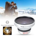 Silver Strong Applicability 37mm 0.25X Super Fisheye Additional Lens 37mm Caliber Camera Lenses 37mm 0.25X Fisheye Lens Bangladesh (New)
