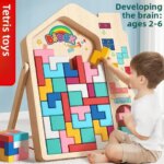 Parent-child activities of Tetris building blocks develop brain thinking and train children to think puzzles. (New)