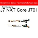 Home Button Flex Cable Samsung Galaxy J7 NXT Core J701 Menu Key Return Auido Jack Headphone Port Flex Cable Replacement Bangladesh (New)