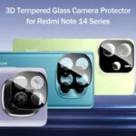 3D Tempered Glass Camera Protector Xiaomi Redmi Note 14 15 Pro 5G Rear Lens Protector Note14 Note15 Pro+ 14Pro Plus 15Pro 4G Bangladesh (New)