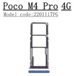Phone SIM SD Card Tray Xiaomi Poco M4 Pro PocoM4Pro 4G 5G New SIM Chip Slot Holder Drawer (New)