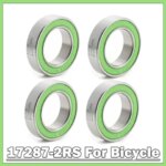 17287 Ball Bearings ( 4 PCS ) 17*28*7 mm Inner Diameter 17 mm Outer Diameter 28 mm Thickness 7 mm Bearing (New)
