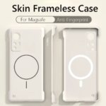 For Magsafe Frameless Magnetic Wireless Charging Phone Case For Xiaomi 12 Pro 12X Xiaomi12 Pro 5G Slim Hard Back Cover (New)