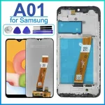 Samsung Galaxy A01 A015F A015M A015G Screen Replacement LCD Display Touch Screen Digitizer Assembly LCD add Frame Bangladesh (New)