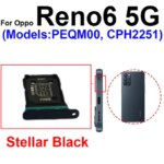 SIM Card Tray OPPO Reno 6 6 Pro 6 Pro Plus 5G SIM Card Socket SD Card Reader Holder Slot Replacement Parts (New)