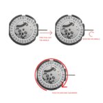 Japan Genuine VK63A Chronograph Quartz Movement with Battery Japan Original Mechanism VK63 VK61A VK67A Mod Replace Movement (New)