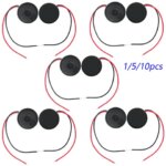 1/5/10pcs 1710 Diameter 17mm Passive Piezo Buzzer with Lead Wire Cord Buzzerphone Alarm (New)