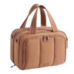 BAGSMART Hanging Toiletry Bag Waterproof Travel Organizer Multi Compartment Cosmetic Case Portable Gym Bag with Handle (New)