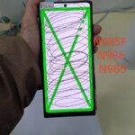 Original AMOLED Galaxy Note 20 Ultra with Defective Touchscreen Display Suitable for N985F N985B/N Replacement Component Screen (New)