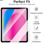 Tempered Glass Screen Protector Ipad A16 11th Gen 10th 109inch Air11 Air13 Protective Films iPad A16 Air11 Air13 13inch (New)