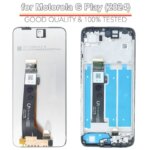 Replacement Touch Screen LCD Digitizer Panel With Frame For Motorola Moto G Play 2024 XT2413 Mobile Phone Screen Repair Kit (New)