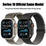 Milanese Loop Strap Apple Watch Ultra 2 3 B 49mm 45mm 46mm 44mm 42mm 41mm 40mm Bracelet IWatch Series 11 10 9 8 7 6 5 SE (New)