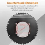 BUCKLOS 110BCD Chainring R7100 R8100 R9200 Closed Road Bike Chainring 50-34T 52-36T 53-39T 54-40T 110 BCD Crown Shimano (New)