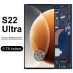 678 S22 Ultra Super AMOLED Screen Assembly Samsung Galaxy S22 Ultra 5G S908B S908B DS LCD Dispaly Touch Screen Digitizer (New)
