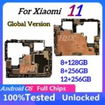 For Xiaomi 11 Mi 11 5G Motherboard Full Chips Unlocked  Mainboard Need Fingerprint 128GB 256GB Circuit Board Global Version (New)