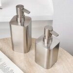 500ml 304 Stainless Steel Liquid Soap Dispenser Hand Sanitizer Bottle for Bathroom (New)