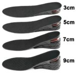 Height Increase Insoles Air Cushion Elevator Shoe Insole Lifts Kits Inserts for Men Women Taller Insoles 3-9cm Variable Height (New)