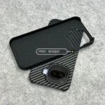 Case For vivo IQOO 15R/Z11 Turbo Luxury Carbon Fiber Texture Half Pack Ultra-Thin PC Cover For Iqoo Z11 Turbo Bumper Funda (New)