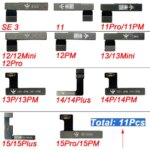 Battery Repair Flex Cable Connector iPhone 15 14 Plus 13 12 11 Pro Max SE Restore Battery Health Reset Charging Cycle Count (New)