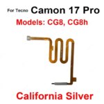 Tecno Camon 17 18 17P 18P Pro Premier Touch Fingerprint Sensor Flex Ribbon Power Button Sensor Fingerprint Flex Cable Spare (New)