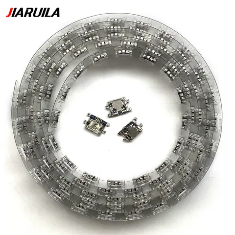 S87c9740e1055478aab147a5c335fa8bfr_480x480q75 5Pcs - 5000Pcs USB jack socket connector charger Charging Port For Infinix NOTE 7 X690B X690 Note 7 Lite X656 Hot 7 X624 X624B (New) - Image 1